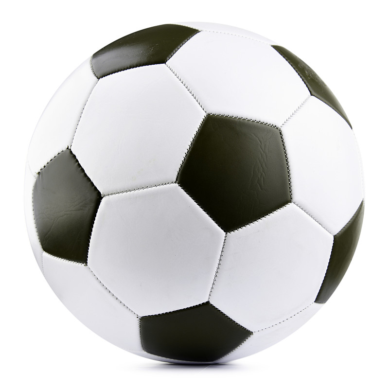 白色背景,皮革,足球,分离着色,球,圆形,休闲活动,足球运动,体育团队,背景分离