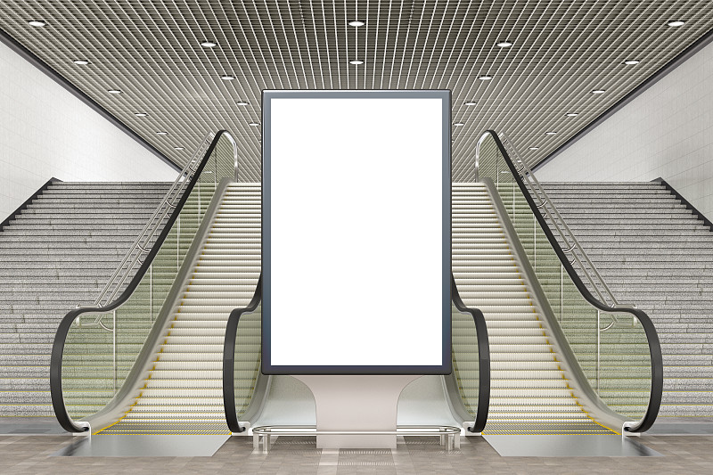 布告栏,空白的,台阶,留白,水平画幅,无人,绘画插图,走廊,地铁
