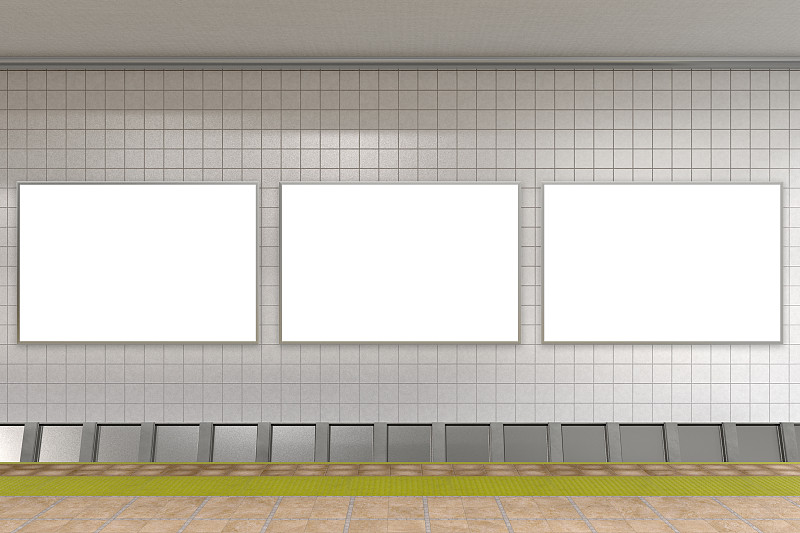 空白的,地铁站,留白,边框,水平画幅,绘画插图,走廊,交通方式