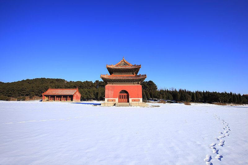 清东陵,建筑业,山脊,雕塑,著名景点,风景,旅游目的地,绿色,地形