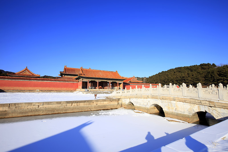 清东陵,建筑业,山脊,雕塑,著名景点,风景,旅游目的地,绿色,地形