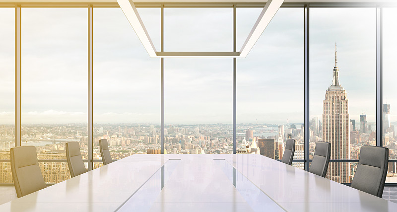 书桌,极简构图,办公室,都市风景,巨大的,天空,留白,领导能力,座位,夜晚