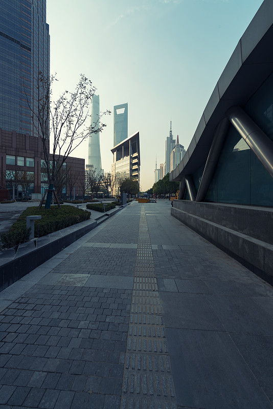 上海,垂直画幅,办公室,天空,水平画幅,无人,交通,户外,浦东,交通方式