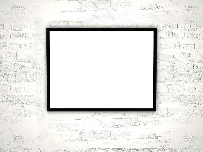 边框,透明,留白,零售展示,艺术,水平画幅,墙,无人,黑色边框,砖墙