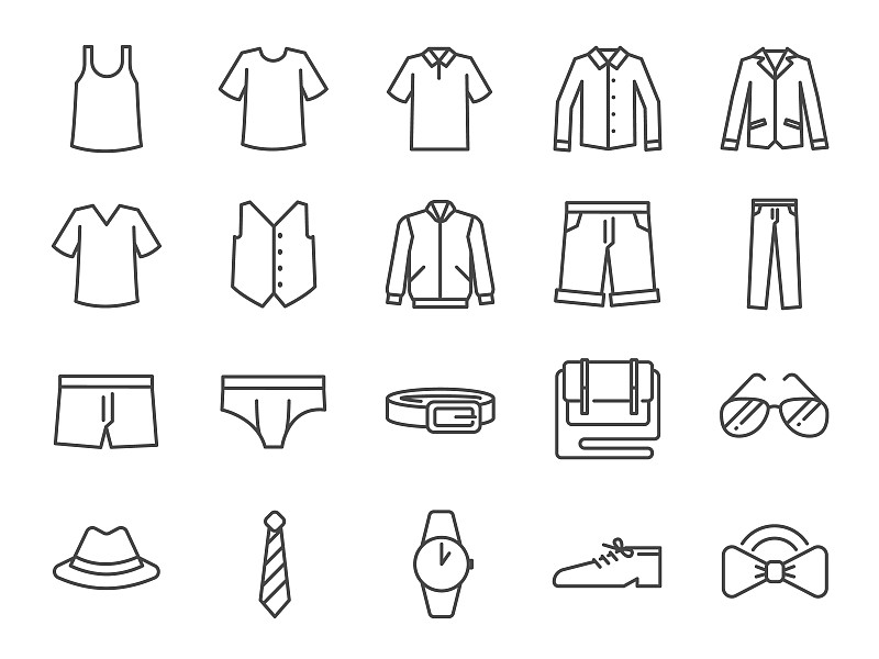 个人随身用品,衬衫,短裤,时尚,衣服,裤子,计算机图标,图标集,大于号,男人