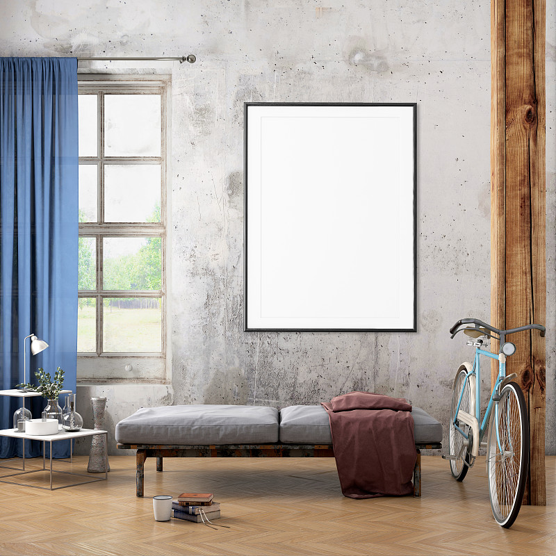 模板,相框,卧室,柔和色,室内,自行车,家庭生活,灯,家具,光