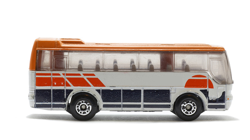巴士,玩具,玩具车,载人车,玩具交通工具,车轮,水平画幅,小的,无人,侧面像