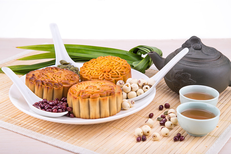 茶,成分,中秋节,菜豆,蛋黄,月饼,荷花,茶壶,不健康食物,种子