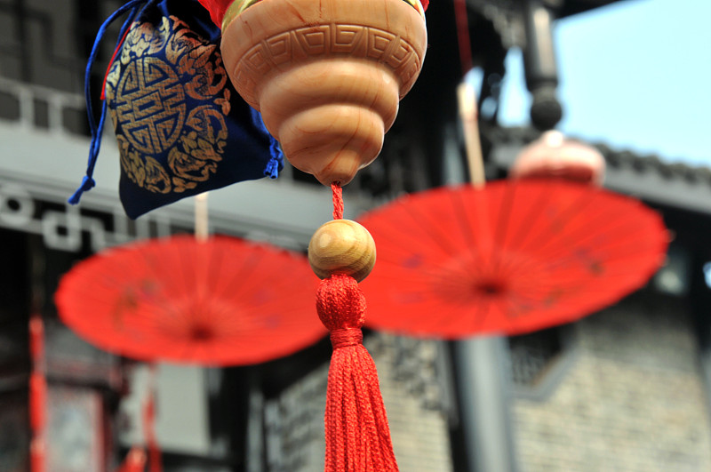 运气,中国元宵节,低的,丝绸,刺绣,中国灯笼,灯,灯笼,美术工艺,悬挂的