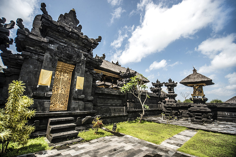 巴厘岛,寺庙,过去,印度教,传统,圣母庙,乌不乌伦地区,乌布,茅屋屋顶,古代史