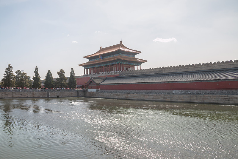 北京,故宫,宫殿,角落,公园,塔,天空,远古的,美,水平画幅