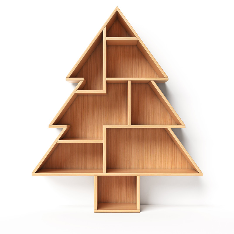 圣诞树,概念,礼物,书架,代表,贺卡,人造的,新的,形状