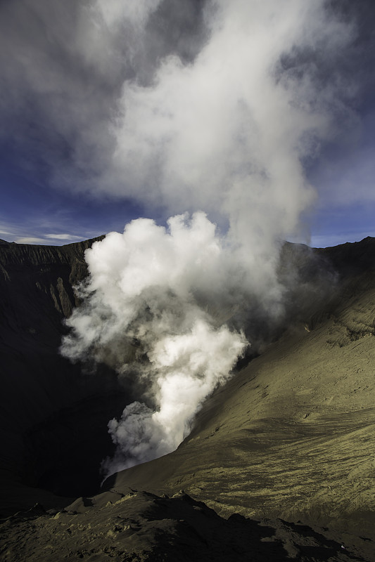 婆罗摩火山,火山,印度尼西亚,塞梅鲁火山,滕格尔火山,东爪哇,bromo-tengger-semeru,national,park,火山喷口,灰,火山地形