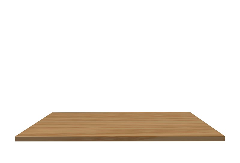 灶台,空的,桌子,木制,白色背景,分离着色,顶部,留白,人造的,新的