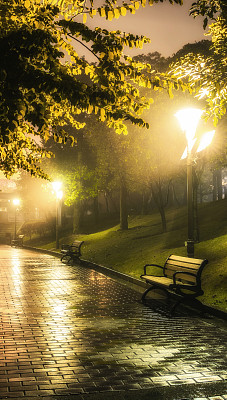 夜晚