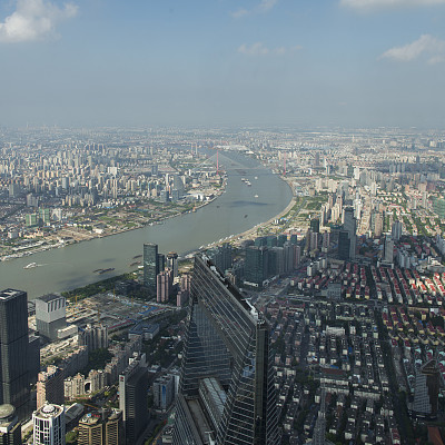 上海城市的天际线