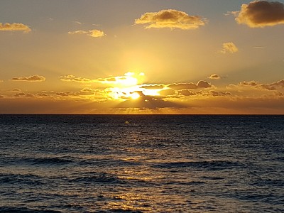 海洋日落日出海景