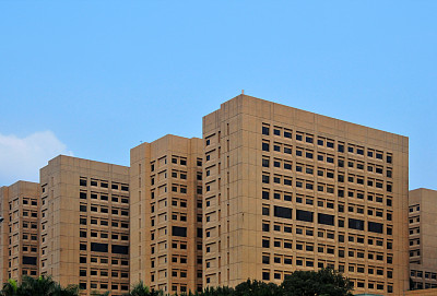 台湾，台北:台湾大学医院(台湾大学医学院)大楼