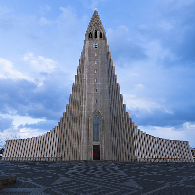 Hallgrímskirkja，冰岛雷克雅未克