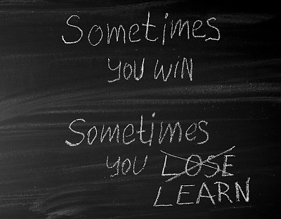 有时你会赢，有时你会学到东西