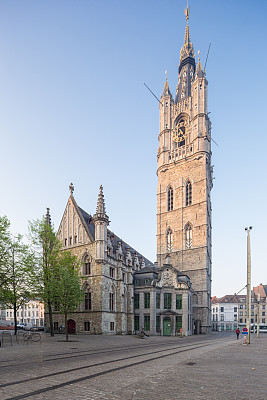 比利时根特钟楼。