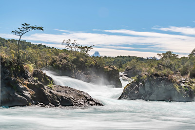 petrohue河- Puerto Varas，湖区