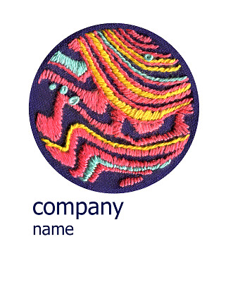手工刺绣Logo