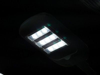 LED应急照明的特写