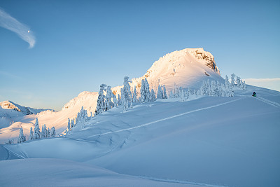 Table Mountain Snowshoe，华盛顿