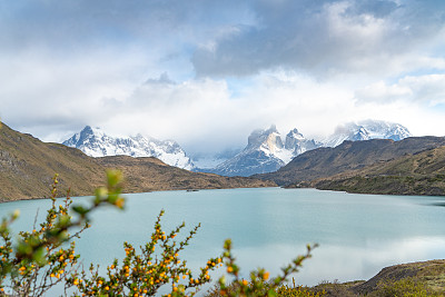 托雷斯·德·潘恩国家公园的景色，智利(托雷斯·德·潘恩国家公园)