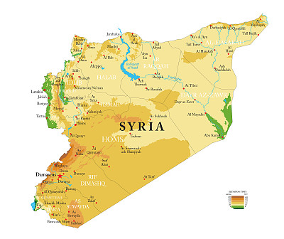 叙利亚物理图谱