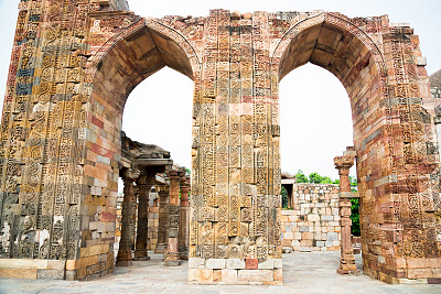 在德里的Qutub Minar