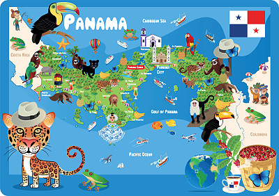  巴拿马，巴拿马地图，巴拿马，圣米格利托，胡安迪亚兹，大卫，阿拉哈因，科隆，拉斯昆布雷斯，拉乔雷拉，佩德雷加尔，托库门，贝拉瓜斯圣地亚哥，莱费弗雷公园，奇利布雷，卡蒂瓦，里约阿瓦霍，新贝伦，安孔，大市长地亚兹，埃尔乔里约，昌吉诺拉。