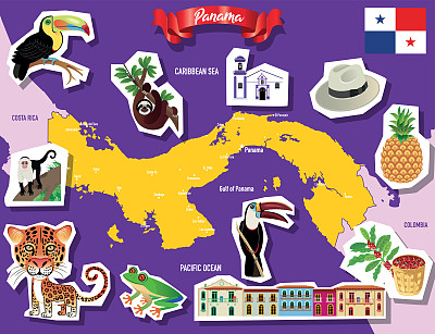  巴拿马，巴拿马地图，巴拿马，圣米格利托，胡安迪亚兹，大卫，阿拉哈因，科隆，拉斯昆布雷斯，拉乔雷拉，佩德雷加尔，托库门，贝拉瓜斯圣地亚哥，莱费弗雷公园，奇利布雷，卡蒂瓦，里约阿瓦霍，新贝伦，安孔，大市长地亚兹，埃尔乔里约，昌吉诺拉。