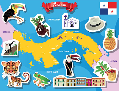  巴拿马，巴拿马地图，巴拿马，圣米格利托，胡安迪亚兹，大卫，阿拉哈因，科隆，拉斯昆布雷斯，拉乔雷拉，佩德雷加尔，托库门，贝拉瓜斯圣地亚哥，莱费弗雷公园，奇利布雷，卡蒂瓦，里约阿瓦霍，新贝伦，安孔，大市长地亚兹，埃尔乔里约，昌吉诺拉。