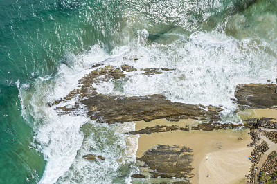 Snapper Rocks，黄金海岸，昆士兰，澳大利亚