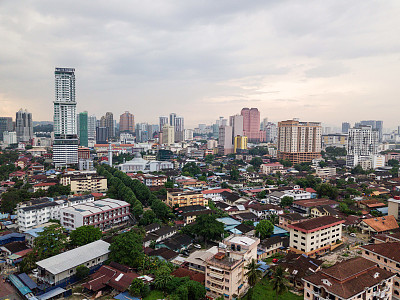 马来西亚吉隆坡新村Cityscape，吉隆坡