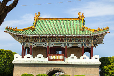 台湾，台北，历史名胜，中式建筑，景福门