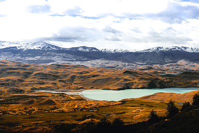 智利巴塔哥尼亚的日出风景优美