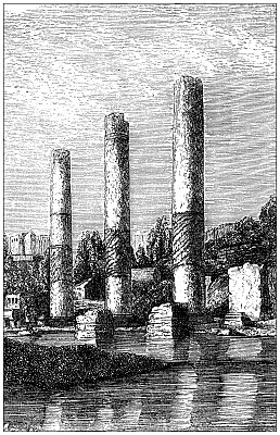 古玩插图:波佐利的Macellum，塞拉比斯神庙