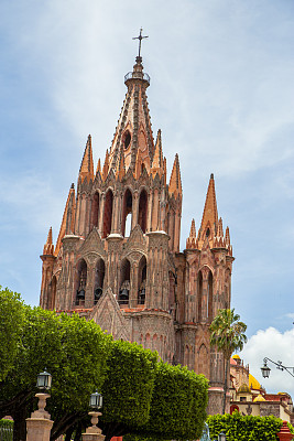 墨西哥瓜纳华托的圣米格尔德阿连德神庙