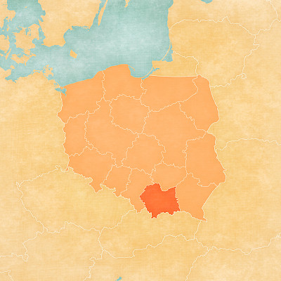 波兰地图-小波兰