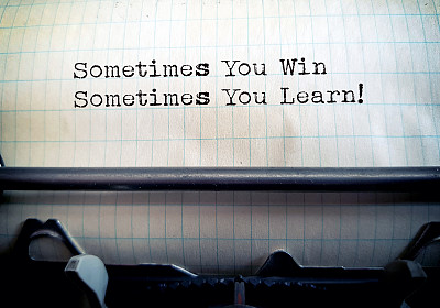 有时你会赢，有时你会学到东西