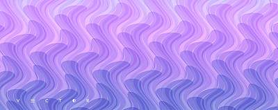 Abstract wavy background with dynamic effect. Modern screen design for mobile app and web. Fantasy digital art. 3d vector illustration.