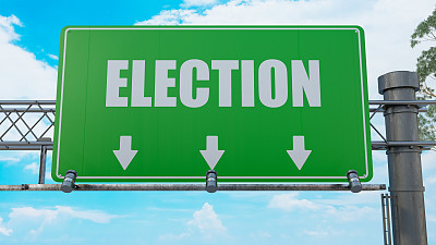 Election Road Sign