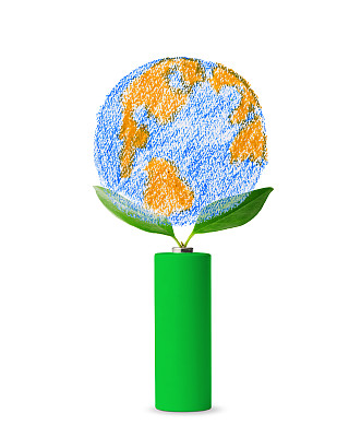 生态绿色能源电池用第一芽拯救沙化的地球