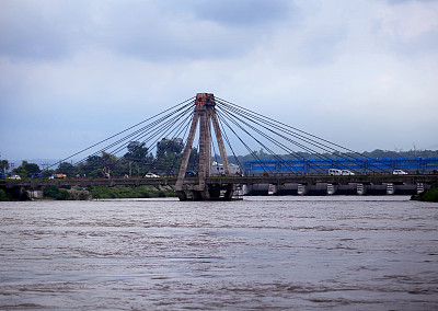 悬索桥工程，Haridwar，印度