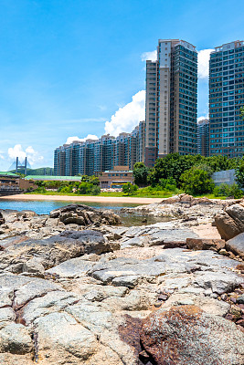 香港公园岛马湾泳滩