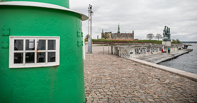 丹麦赫尔辛ør的灯塔