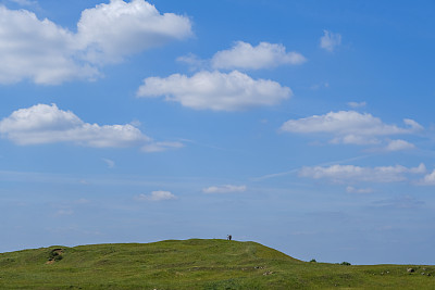 伯顿达塞特山俯瞰英国风景，英国中部的沃里克郡